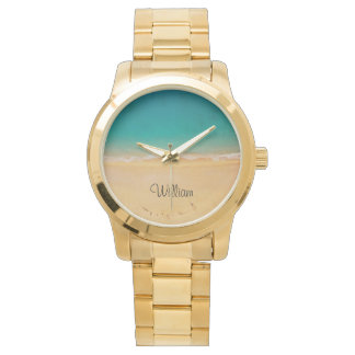 Elegant personalized beach sea watch