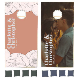 Elegant Personalized Blush Pink Wedding Game