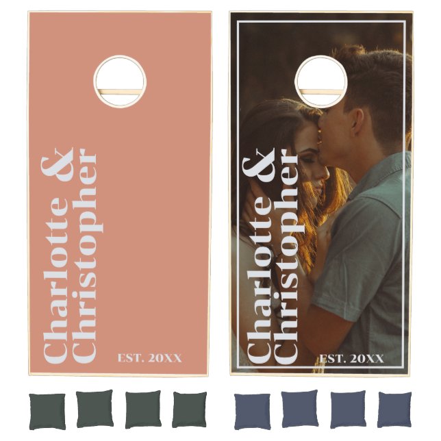 Elegant Personalized Blush Pink Wedding Game (Set)