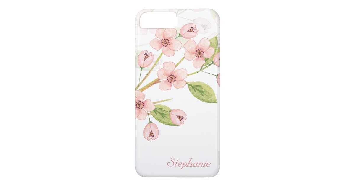 Elegant Personalized Cherry Blossom | Phone Case | Zazzle