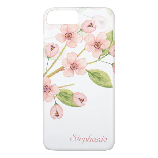 Elegant Personalized Cherry Blossom | Phone Case | Zazzle