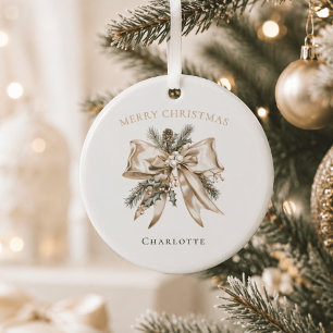 Elegant Personalized Christmas Ornament
