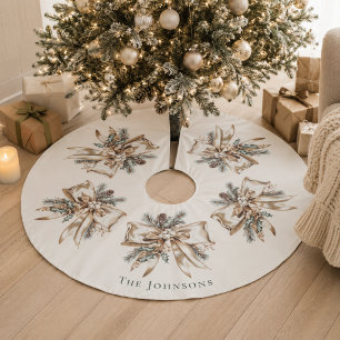Elegant Personalized Christmas Tree Skirt