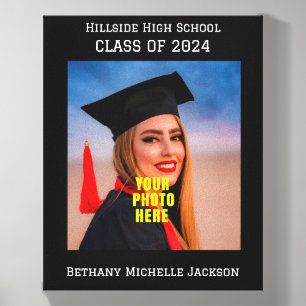 Elegant Personalized CLASS OF Photo Canvas Photo Tile
