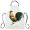 Elegant Personalized Colorful Rooster chicken 