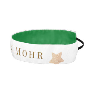 Elegant Personalized Custom Name Athletic Headband