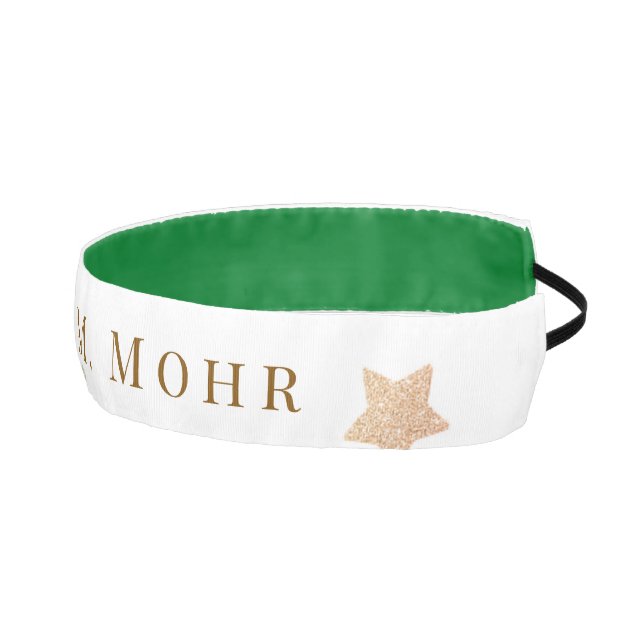 Elegant Personalized Custom Name Athletic Headband (Right)