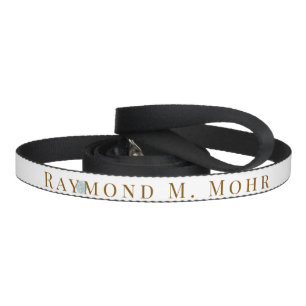 Elegant Personalized Custom Name Pet Leash