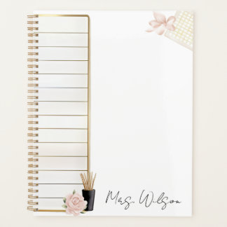 Elegant Personalized Daily Planner