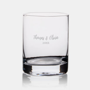 Elegant Personalized Engraved Glass 