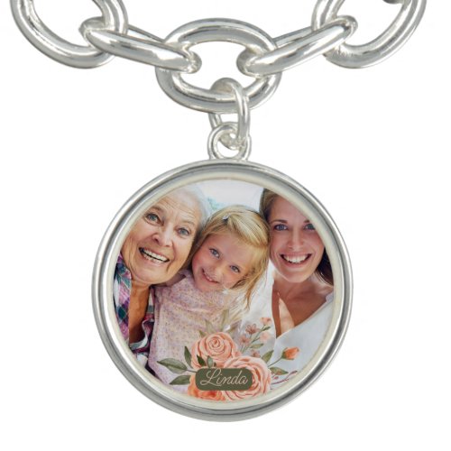 Elegant Personalized Engraved Grandma Bracelet