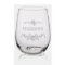 Elegant Personalized Etched Floral 
