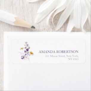 Elegant Personalized Floral Address Labels