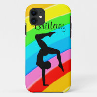 ELEGANT PERSONALIZED GYMNASTICS IPHONE CASE