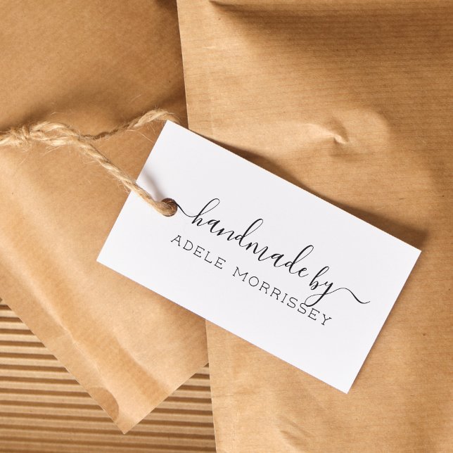 Elegant Personalized Handmade By Rubber Stamp (Creator Uploaded)