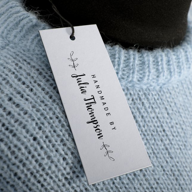 Elegant Personalized Handmade By Rubber Stamp (Creator Uploaded)