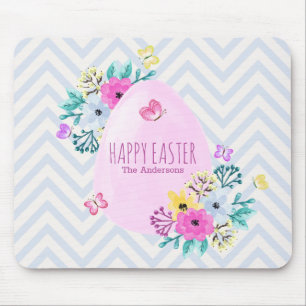 Elegant Personalized Happy Easter   Mousepad