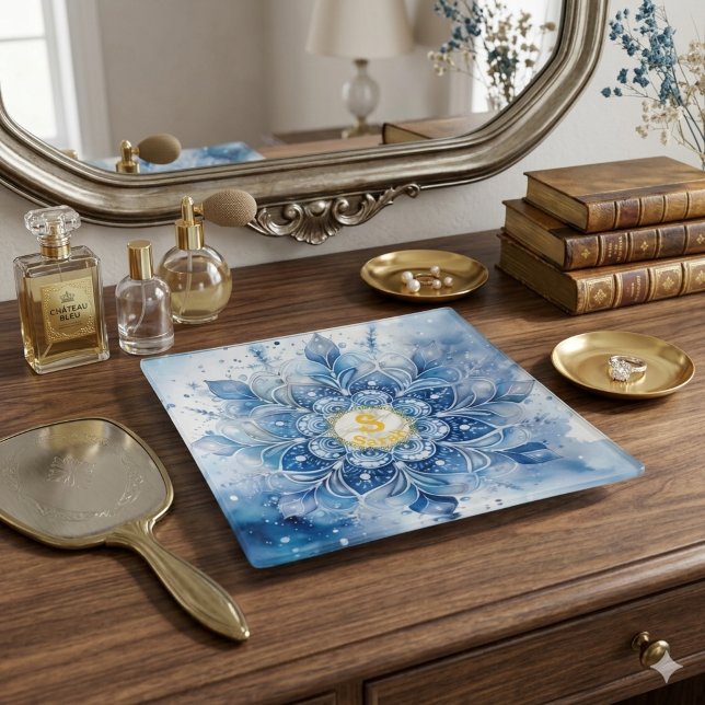 Elegant Personalized Mandala Jewelry Tray (Creator Uploaded)