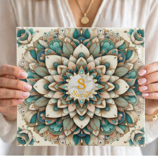 Elegant Personalized Mandala Jewelry Tray