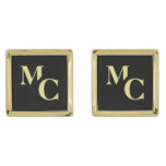Elegant  Personalized Monogram And Name Cufflinks at Zazzle