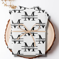 Elegant Personalized Monogram Name Custom