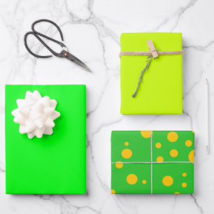 Elegant Personalized Monogram Name Green Gift Wrapping Paper Sheets
