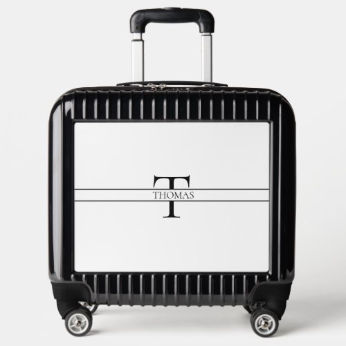 Elegant Personalized Monogrammed Custom Name Luggage