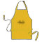 Elegant personalized name apron for men and women