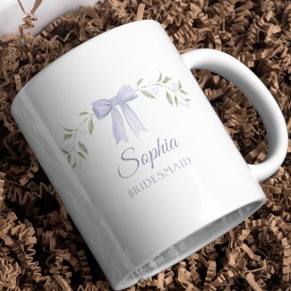 Elegant Personalized Name Bridesmaid Proposal Gift