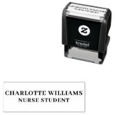 Personalized Name Stamp, Medical Pocket Stamper, Self-inking Gift