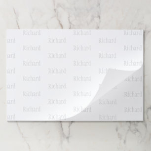 Elegant Personalized Name Paper Pad