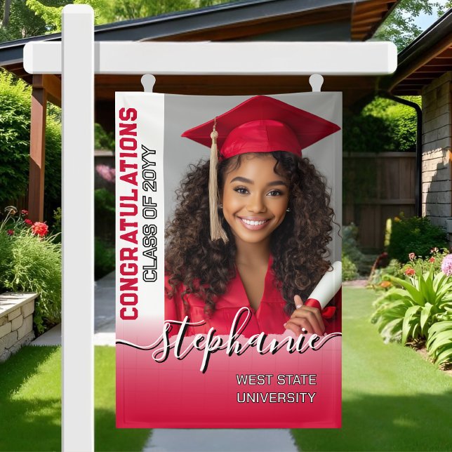 Elegant Personalized Photo Graduation  Banner (Creator Uploaded)