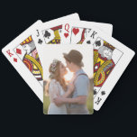 Elegant Personalized Photo Playing Cards<br><div class="desc">Modern and elegant design printed Elegant Personalized Photo Playing Cards that can be customized with your text. Check out the Graphic Art Design store for other products that match this design!</div>