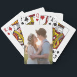 Elegant Personalized Photo Playing Cards<br><div class="desc">Modern and elegant design printed Elegant Personalized Photo Playing Cards that can be customized with your text. Check out the Graphic Art Design store for other products that match this design!</div>