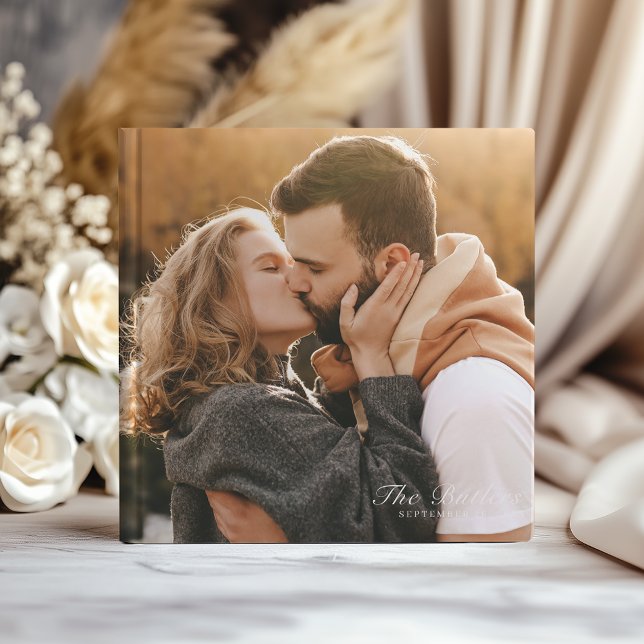 Elegant Personalized Photo Wedding  Guest Book (Creator Uploaded)