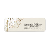 Elegant Personalized Return Address Label