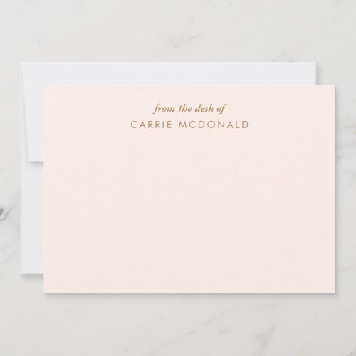 Elegant Personalized Stationery Note Card