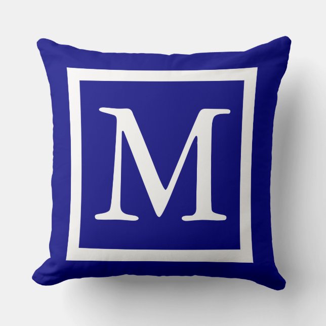 Elegant Personalized Trendy Throw Pillow (Front)