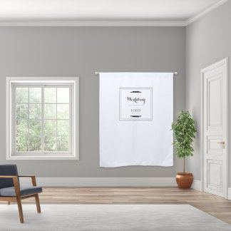 Elegant Personalized Wedding  Custom Modern Gift Blackout Curtains