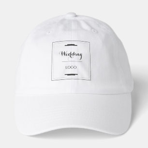 Elegant Personalized Wedding  Custom Modern Gift Hat