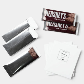 Elegant Personalized Wedding Custom Modern Gift Hershey Bar Favors