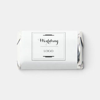 Elegant Personalized Wedding Custom Modern Gift Hershey's Miniatures