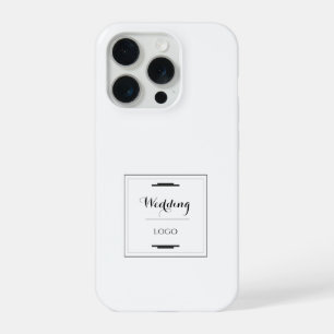 Elegant Personalized Wedding  Custom Modern Gift iPhone 15 Pro Case