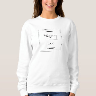 Elegant Personalized Wedding Custom Modern Gift Sweatshirt