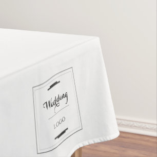 Elegant Personalized Wedding Custom Modern Gift Tablecloth