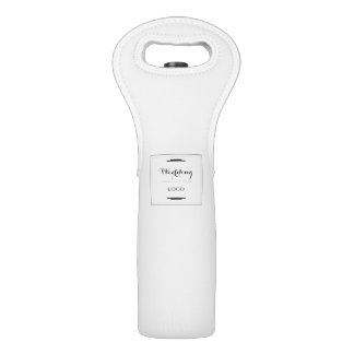 Elegant Personalized Wedding  Custom Modern Gift Wine Bag