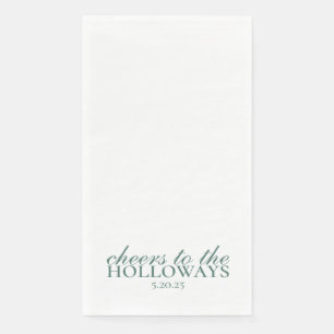 Elegant Personalized Wedding Guest Towels 