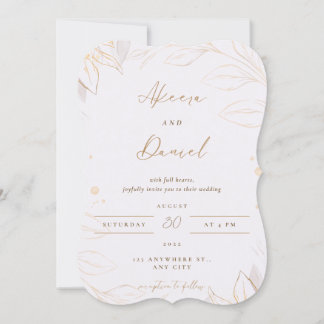 Elegant Personalized Wedding Invitation