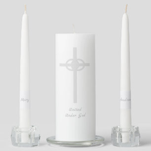 Elegant Personalized Wedding Unity Candle Set