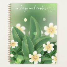 Elegant Personalized Yellow & White Flowers Custom